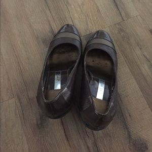 Cute Brown wedge shoes